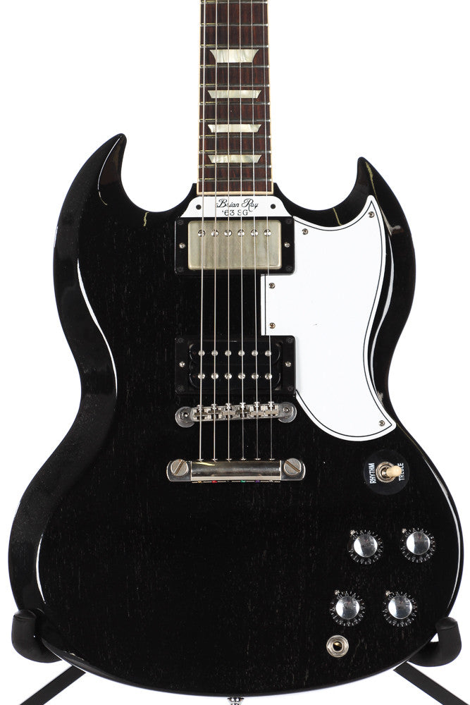 2015 Gibson Custom Shop Brian Ray '63 SG Silver Fox