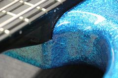 2003 Modulus FB4 Funk Unlimited Flea Bass Blue Sparkle