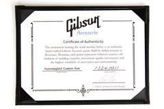 2015 Gibson Custom Shop Hummingbird Custom KOA Acoustic Guitar -SUPER CLEAN-