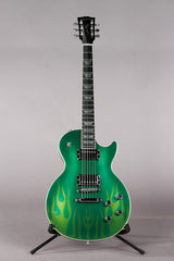 2007 Gibson Les Paul Standard GT Ghost Flame Muscle Green