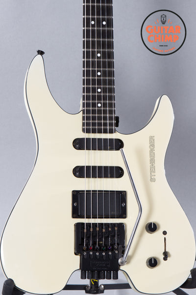 1991 Steinberger USA GM4T TransTrem Guitar White | Guitar Chimp