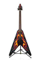 1997 ESP Custom Shop James Hetfield JH-1 "Hot Rod" Flying V Red Flames #124 -RARE-