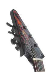 1997 ESP Custom Shop James Hetfield JH-1 "Hot Rod" Flying V Red Flames #124 -RARE-