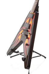 1997 ESP Custom Shop James Hetfield JH-1 "Hot Rod" Flying V Red Flames #124 -RARE-