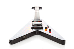 1997 ESP Custom Shop James Hetfield JH-1 "Hot Rod" Flying V Red Flames #124 -RARE-