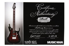 2014 Ernie Ball Music Man Ball Family Reserve John Petrucci Bahama Blue -ROSEWOOD NECK-