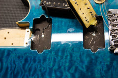 1994 Ernie Ball Music Man EVH Eddie Van Halen Signature Trans Blue Quilt