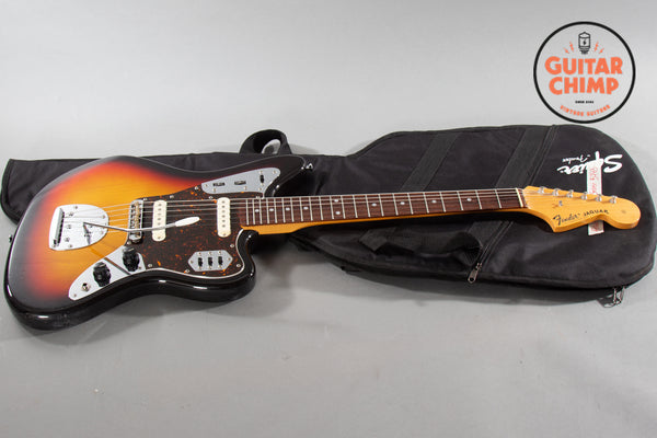 1993 Fender Jaguar Japan JG66-85 '66 Reissue 3-Tone Sunburst