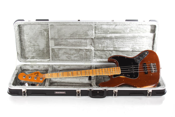 Fender Jazz Bass ダークブラウン 1977 Fender Jazz Bass Mocha Brown | Guitar Chimp