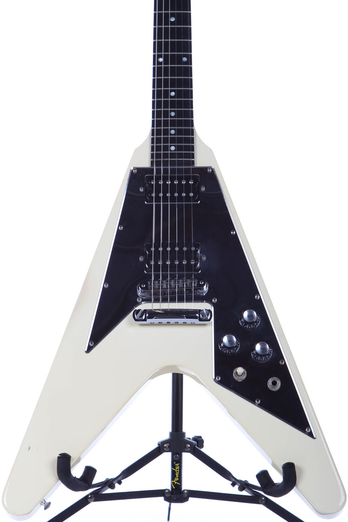 2001 Gibson '67 Reissue Flying V White Mirror Pick-Guard
