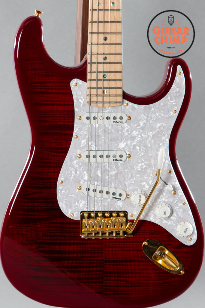 2018 Fender MIJ Japan Richie Kotzen Stratocaster Transparent Red Burst