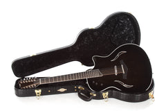 2006 Taylor T5S1 12 String Acoustic Electric Guitar Trans Black Flame Top