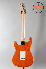 2015 Fender Custom Shop Deluxe Stratocaster Sunset Orange Transparent Quilt