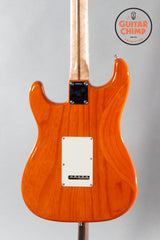 2015 Fender Custom Shop Deluxe Stratocaster Sunset Orange Transparent Quilt