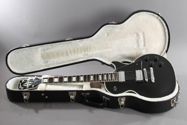 2012 Gibson Les Paul Custom Classic Ebony/Black with Silver Hardware, Good  Shape! All original!