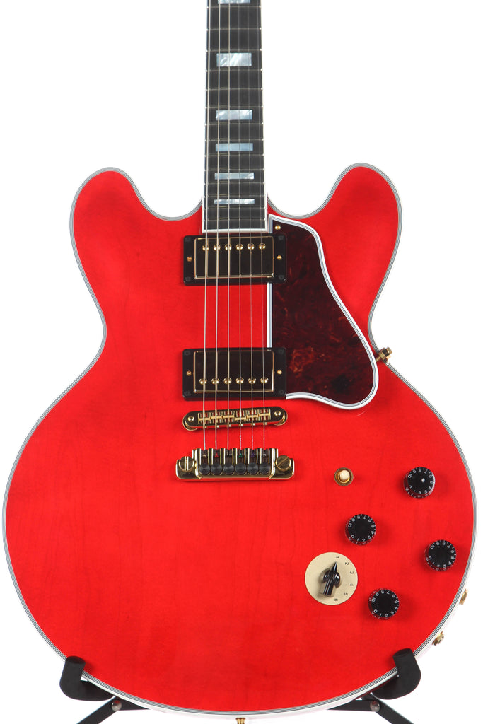 2017 Gibson Memphis Custom B.B. King Lucille Cherry Semi Hollowbody -SUPER CLEAN-