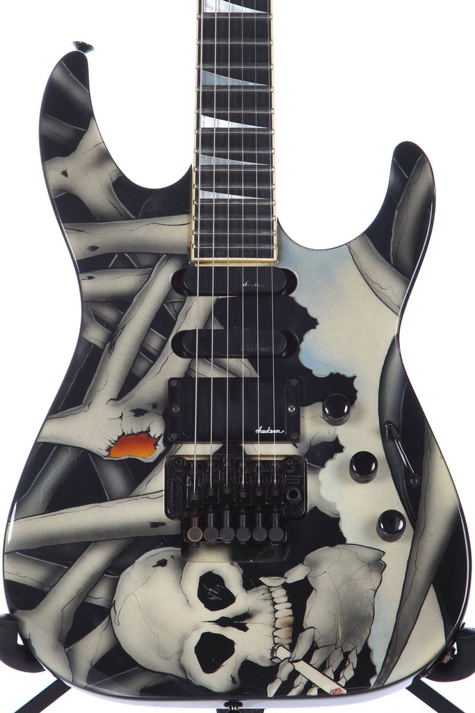 1990 Jackson USA Soloist "Don't Smoke" Electric Guitar -RARE-