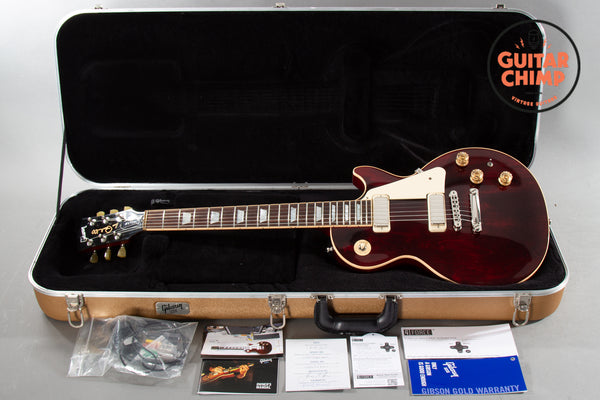 2015 Gibson Les Paul Deluxe 100th Anniversary Wine Red | Guitar