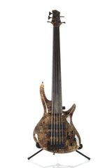 2014 Roscoe Century Custom 5 String Fretless Buckeye Burl