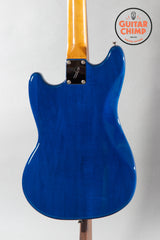 2017 Fender MIJ Japan Traditional 70s Mustang Trans Blue