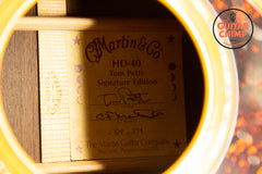 2004 Martin HD-40 Tom Petty Signed Signature Acoustic Guitar