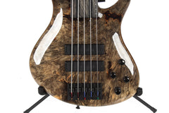 2014 Roscoe Century Custom 5 String Fretless Buckeye Burl