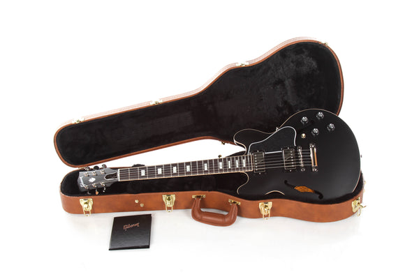 2017 Gibson Memphis ES-339 Satin Ebony Semi-Hollow Electric Guitar