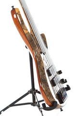 2014 Roscoe Century Custom 5 String Fretless Buckeye Burl