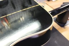 1978 Gibson Hummingbird Custom Ebony Black