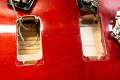 2013 Gibson Memphis ES-335 Bass Transparent Red
