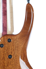 2014 Roscoe Century Custom 5 String Fretless Buckeye Burl
