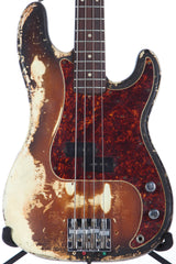 1969 Fender Precision P Bass -RARE ORIGINAL SUNBURST OVER WHITE-