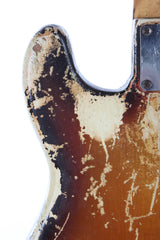 1969 Fender Precision P Bass -RARE ORIGINAL SUNBURST OVER WHITE-