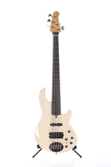 2002 Lakland USA 55-94 5 String Bass White Translucent Ash