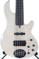 2002 Lakland USA 55-94 5 String Bass White Translucent Ash