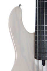 2002 Lakland USA 55-94 5 String Bass White Translucent Ash