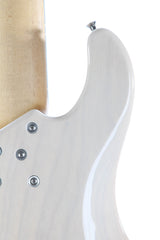 2002 Lakland USA 55-94 5 String Bass White Translucent Ash