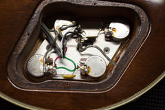 1977 Gibson Les Paul Custom Artisan 3 Pickup Walnut Top Electric Guitar