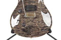 2012 PRS Paul Reed Smith Custom 24 Faded Grey Black Quilt 10 Top Left Handed Lefty