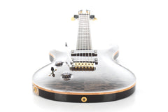 2012 PRS Paul Reed Smith Custom 24 Faded Grey Black Quilt 10 Top Left Handed Lefty