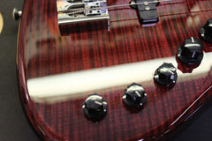 2011 Spector USA Coda Deluxe DLX 5 String Basss Black Cherry -SERIAL #001-