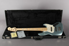 2005 Fender Custom Shop Custom Classic 5 String Jazz Bass Ice Blue Metallic