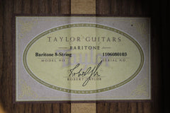 2011 Taylor GT-8 Baritone 8 String Acoustic Electric Guitar