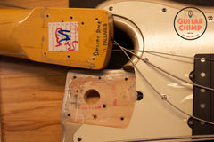 1996 Fender Roscoe Beck V 5 String Bass Guitar Shoreline Gold