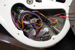 2008 Parker Fly Classic Pearl White with Graphtech Synth Plus Mag/Piezo Stereo Output