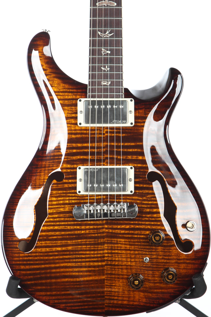 2011 PRS Paul Reed Smith Hollowbody II Black Gold Wrap 10 Top