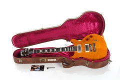 1998 Gibson Les Paul Standard Double Cutaway Amber Flame Top