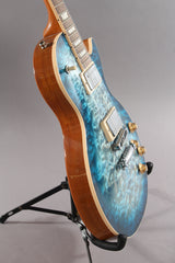 2018 Gibson Les Paul Standard Premium Quilt Top Ocean Water Perimeter