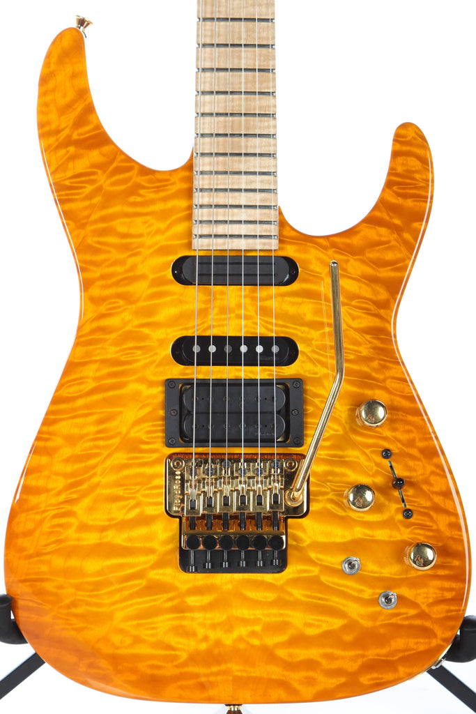 Jackson USA PC1 Phil Collen Artist Signature Rootbeer Amber Quilt Collins