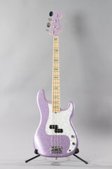 2017 Fender Limited Edition Adam Clayton Signature Precision P Bass Purple Sparkle